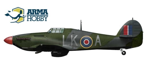 Samolot Hawker Hurricane Mk.IIc 70035 Arma Hobby