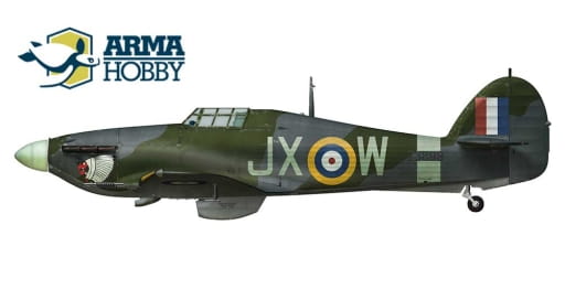 Samolot Hawker Hurricane Mk.IIc 70035 Arma Hobby