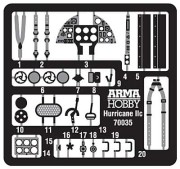 Samolot Hawker Hurricane Mk.IIc 70035 Arma Hobby