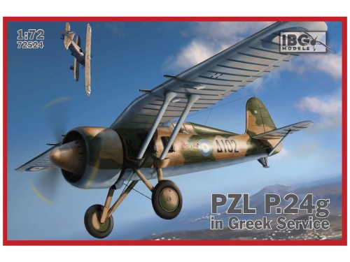 Samolot PZL P.24g Greek service 72524 IBG