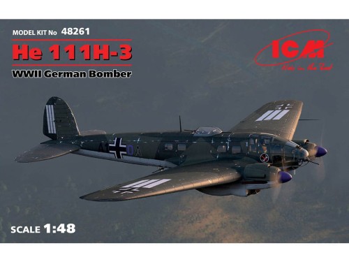Samolot Heinkel He 111 H-3 48261 ICM