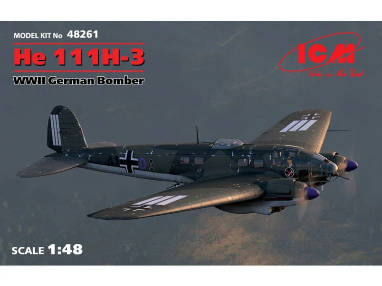 Samolot Heinkel He 111 H-3 48261 ICM