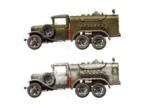 Ciężarówka cysterna GAZ-AAA BZ-38 model 1939 35158 MiniArt