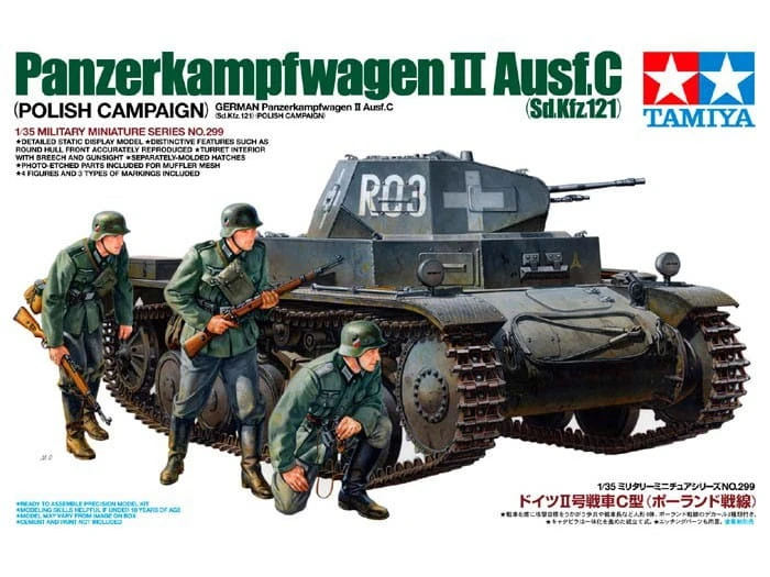 Czołg Panzerkampfwagen II Kampania polska 35299 Tamiya