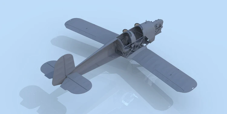 Samolot Bucker Bu 131D 32030 ICM