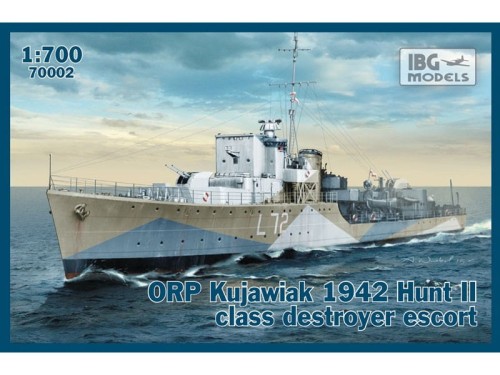 Okręt niszczyciel ORP Kujawiak 1942 Hunt II 70002 IBG