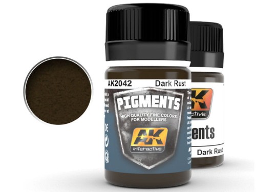 Pigment modelarski Dark rust AK2042 AK Interactive
