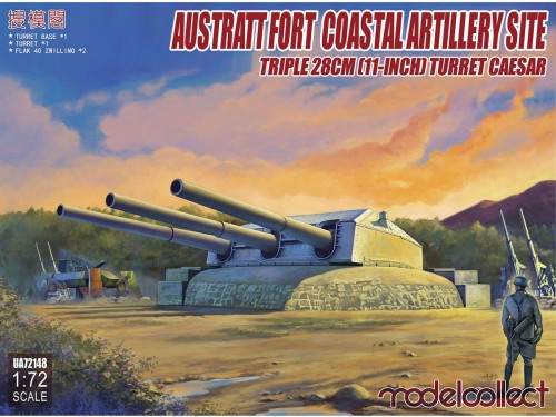 Fort w Austratt wieża 28cm Caesar UA72148 Modelcollect