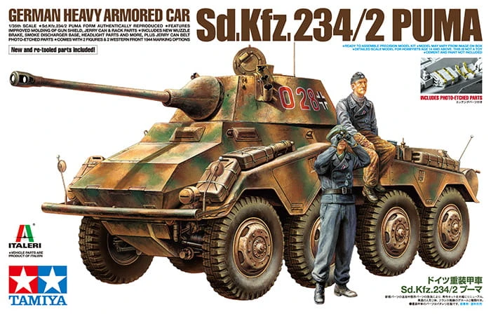 Samochód pancerny Sd.Kfz.234/2 Puma 37018 Tamiya