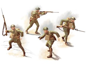 Figurki amerykańska piechota (1918)