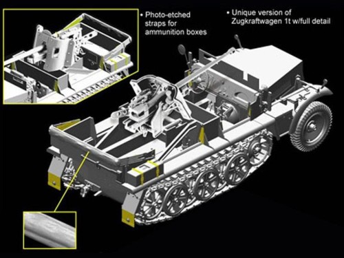 Armata 5cm PaK 38 (Sf) na Zugkraftwagen 1t 6719 Dragon