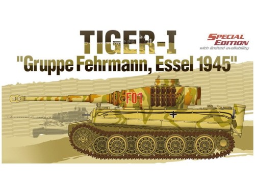 Czołg Tiger I PzKpfw VI Gruppe Fehrmann 13299 Academy