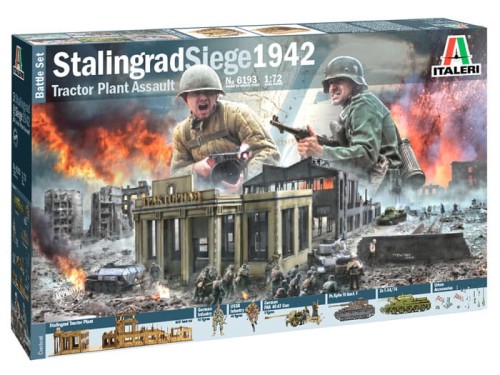 Bitwa o Stalingrad 1942 diorama 6193 Italeri