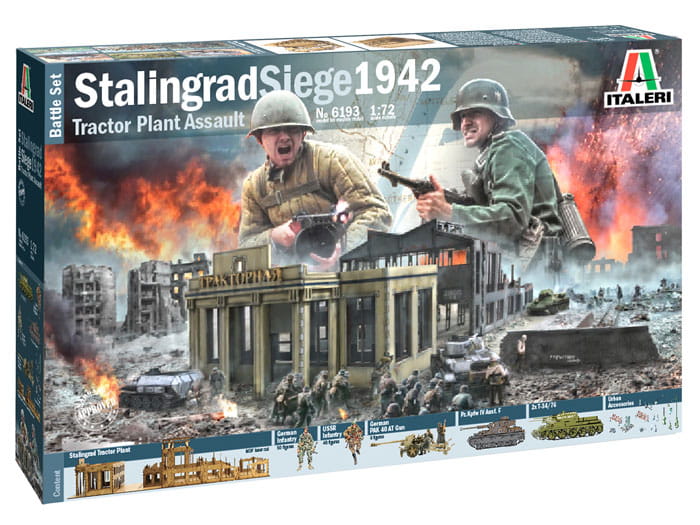 Bitwa o Stalingrad 1942 diorama 6193 Italeri