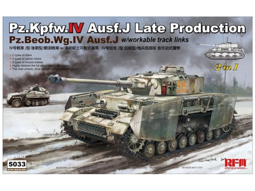Czołg PzKpfw IV Ausf.J Late RM-5033 RFM