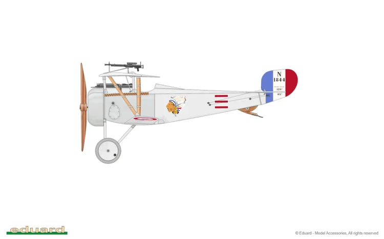 Samolot Nieuport Ni-17 8071 Eduard