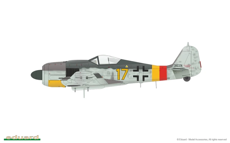 Samolot Focke Wulf Fw190 A-8 84122 Eduard