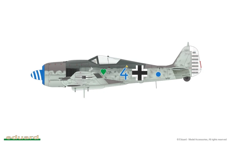 Samolot Focke Wulf Fw190 A-8 84122 Eduard