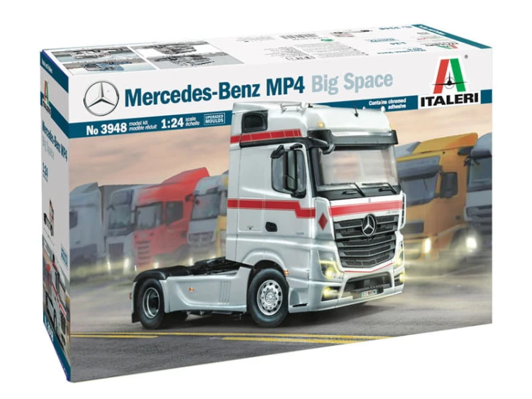 Mercedes Benz Actros MP4 Big Space 3948 Italeri