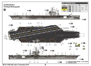 Okręt lotniskowiec USS Kennedy CV-67 06716 Trumpeter