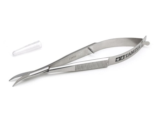 Nożyczki Mini 4WD Curved Scissors (for Polycarbonate Bodies) 74151 Tamiya