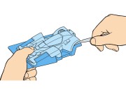 Nożyczki Mini 4WD Curved Scissors (for Polycarbonate Bodies) 74151 Tamiya