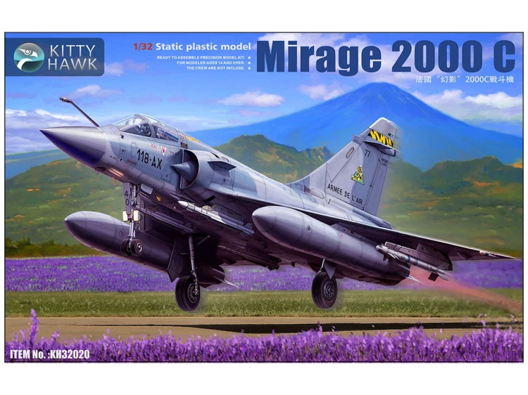 Samolot Dassault Mirage 2000C KH32020 Kitty Hawk