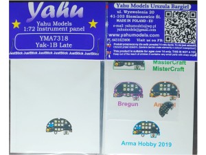 Fototrawiona tablica do Jak-1B Yak-1B