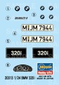 BMW serii 3 E36 320i 20313 Hasegawa