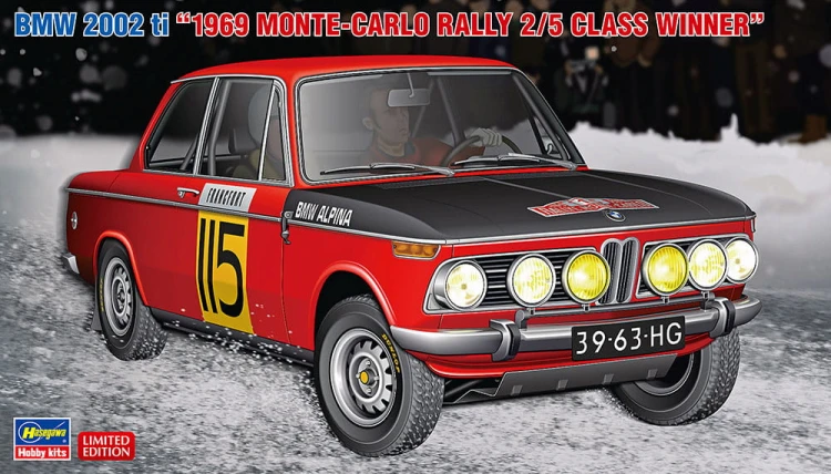 BMW 2002 ti 1969 Monte Carlo 20420 Hasegawa
