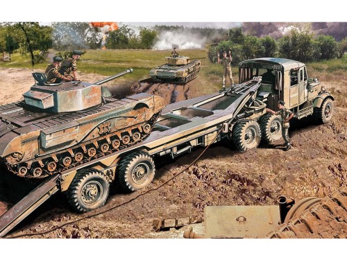 Ciągnik Scammell Pioneer z naczepą A02301V Airfix