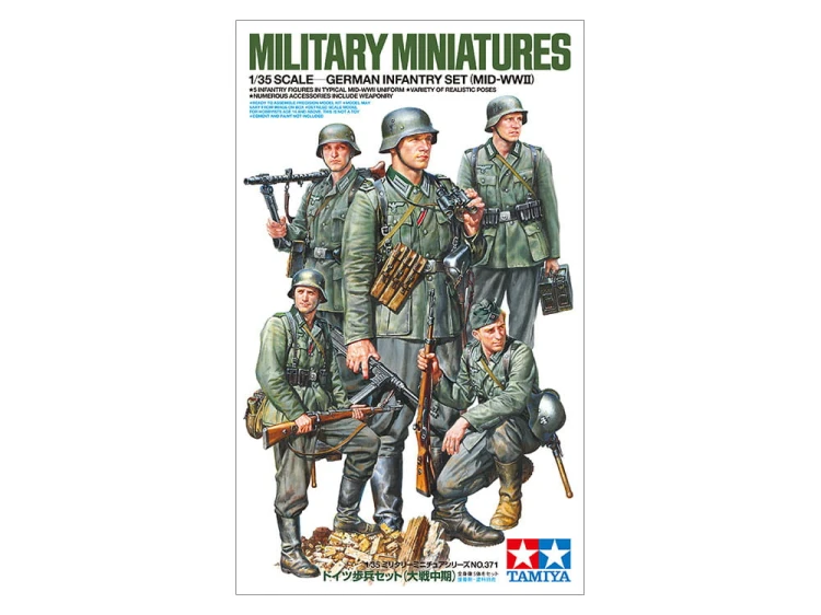Figurki niemiecka piechota 35371 Tamiya