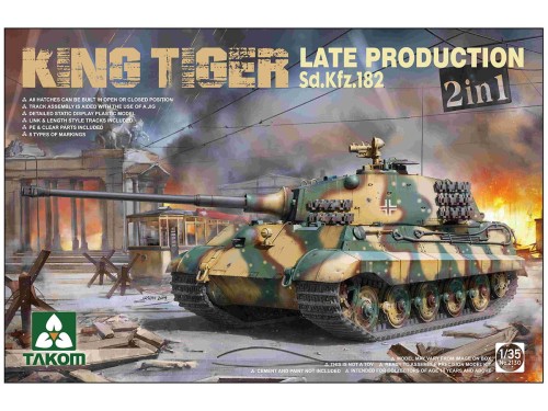 Czołg Sd.Kfz.182 King Tiger Late 2130 Takom