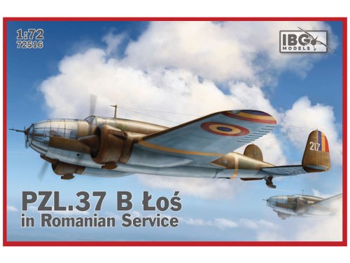 Samolot PZL.37B Łoś Romanian 72516 IBG