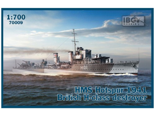 Okręt niszczyciel HMS Hotspur 1941 70009 IBG
