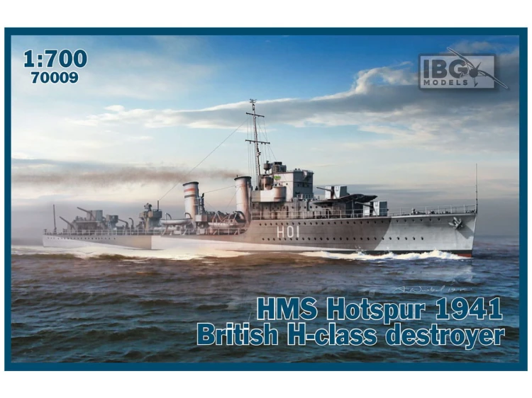 Okręt niszczyciel HMS Hotspur 1941 70009 IBG