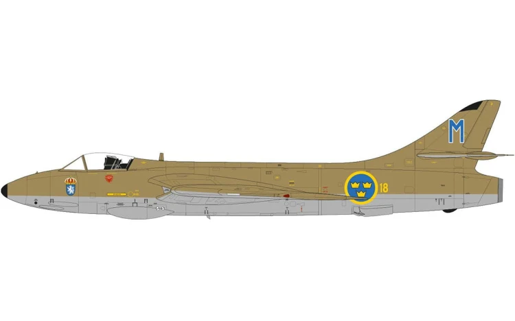 Samolot Hawker Hunter F.4/F.5/J34 A09189 Airfix