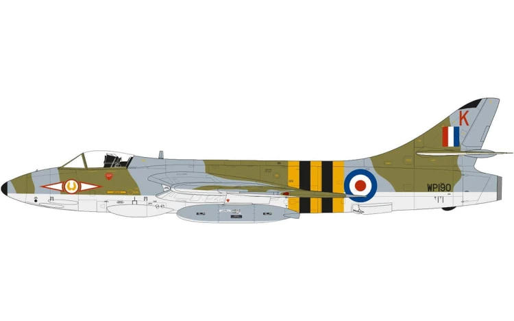 Samolot Hawker Hunter F.4/F.5/J34 A09189 Airfix
