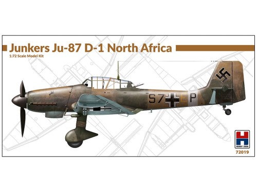 Samolot Junkers Ju-87 D-1 North Africa 72019 Hobby 2000