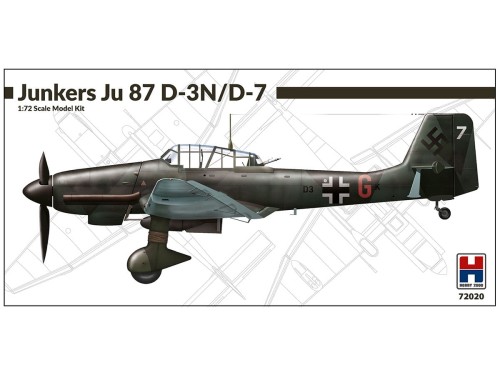 Samolot Junkers Ju-87 D-3N/D-7 72020 Hobby 2000
