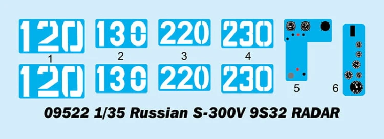 System radarowy S-300V 9S32 09522 Trumpeter