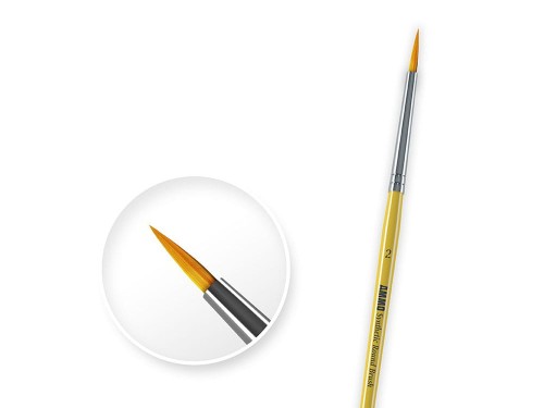 Pędzelek modelarski 2 okrągły A.MIG-8614 AMMO Mig Jimenez