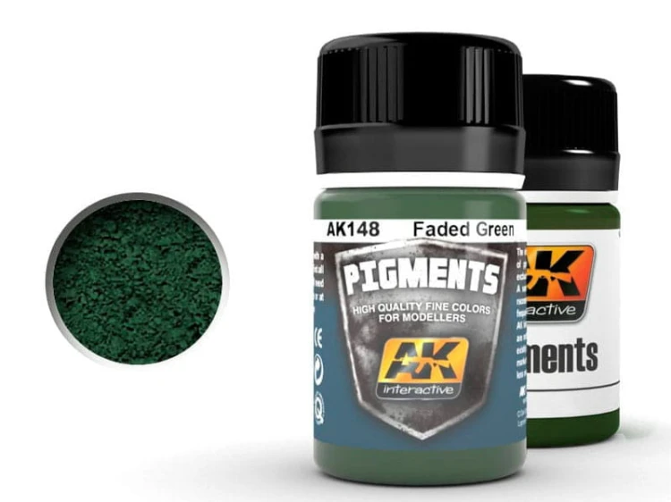Pigment modelarski Faded green AK148 AK Interactive