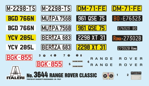Range Rover Classic 3644 Italeri