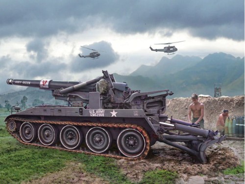 Haubica samobieżna M110 SPH 6574 Italeri