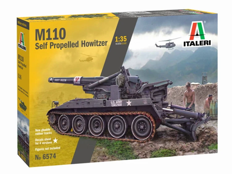 Haubica samobieżna M110 SPH 6574 Italeri