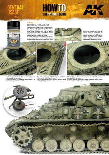 Pigment modelarski North Africa dust AK041 AK Interactive