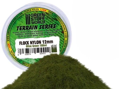 Trawa statyczna Static Grass Olive Green 12mm 9943 Green Stuff World
