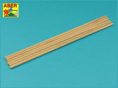 Drewniane okrągłe pręty 5 x 245mm WR5 Aber