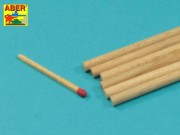 Drewniane okrągłe pręty 5 x 245mm WR5 Aber